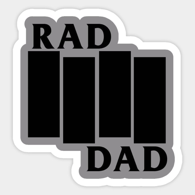 Rad Dad Sticker by Joelbull